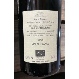 Domaine Serre-Besson Vin de France rouge Pauvre Diable 2021