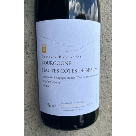 Domaine Bonnardot Hautes Côtes de Beaune blanc En Cheignot 2020