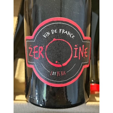 Zéroïne Vin de France rouge L21PiRie 2021