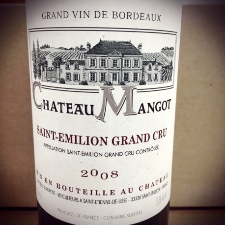 Château Mangot Saint Emilion Grand Cru 2008 Château Mangot Saint Emilion Grand Cru 2008