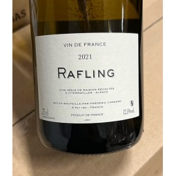 Frédéric Cossard Vin de France blanc Rafling 2021