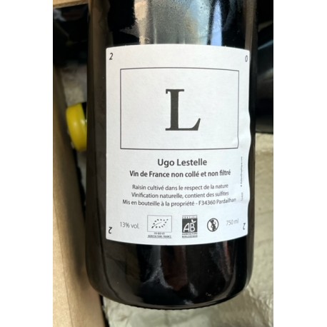 Ugo Lestelle Vin de France rouge L 2022