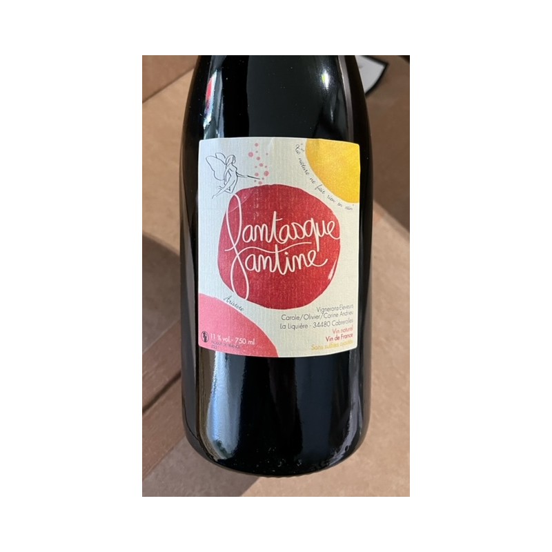 Clos Fantine Vin de France rouge pet nat Fantasque 2022