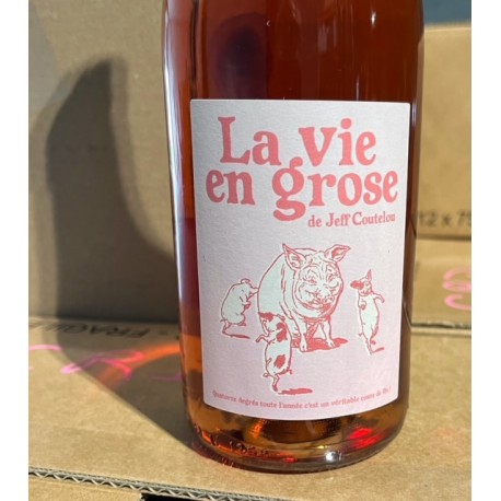 Jean-François Coutelou Vin de France rosé La Vie en Grose 2022