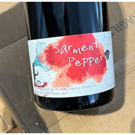 François Dhumes Vin de France rouge Sarment Pepper 2022