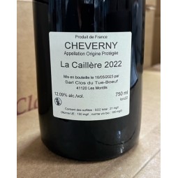 Clos du Tue Boeuf Cheverny La Caillère 2022