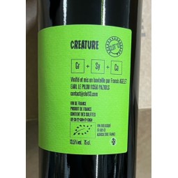 Clôt 13 Vin de France rouge Créature 2022