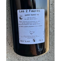Les 2 Fauves Vin de France rouge Gamé Hamé Ha 2022