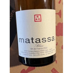 Domaine Matassa Vin de France blanc Blanc 2022