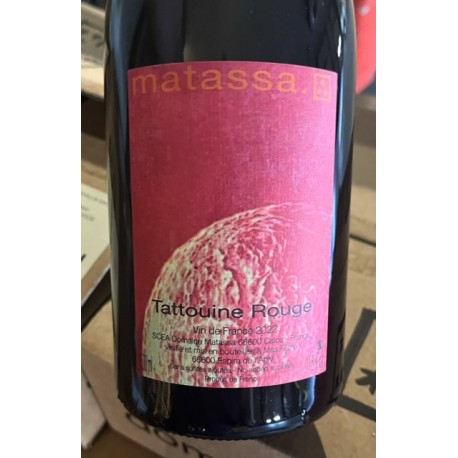 Domaine Matassa Vin de France rouge Tattouine 2022 magnum