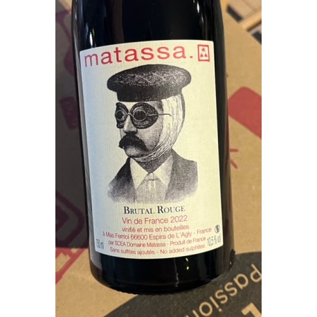 Domaine Matassa Vin de France rouge Brutal 2022