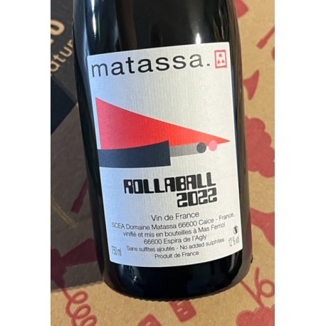 Domaine Matassa Vin de France rosé Rollaball 2022