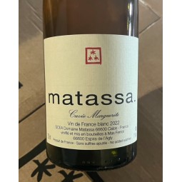 Domaine Matassa Côtes Catalanes blanc Marguerite 2022