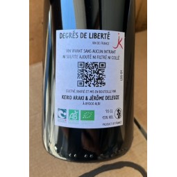 Jérôme Deleuze & Keiko Arai Vin de France rouge Degrés de Libertés 2020