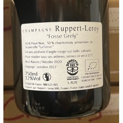 Ruppert-Leroy Champagne Blanc de Noirs Brut Nature Fosse Grély R20 dég. 10/22