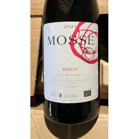 Domaine Mosse Vin de France rouge Bisou 2021