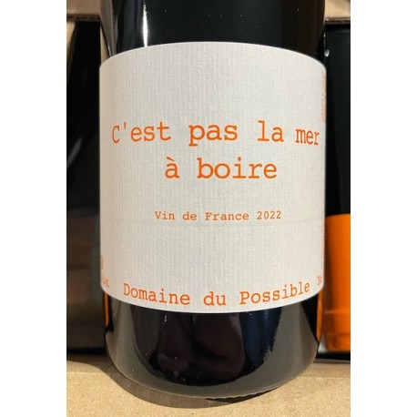 Domaine du Possible Vin de France rouge C'est pas la Mer à Boire 2022