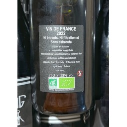 Domaine in Black Vin de France rouge Red Z'Epfig 2022