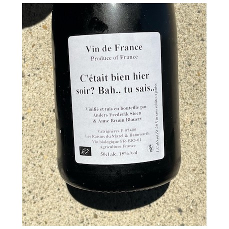 Anders Frederik Steen & Anne Bruun Blauert Vin de France rosé C'était bien hier soir? Bah tu sais... 2020
