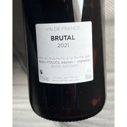 Rémi Poujol Vin de France rouge Brutal 2021