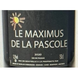 Bruno Duchène Vin de France rouge Maximus de la Pascole 2020 magnum