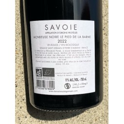 Domaine Saint Germain Savoie rouge Mondeuse Noire Le Pied de la Barme 2022