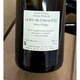 Clos du Tue Boeuf Vin de France blanc Brin de Chèvre 2022