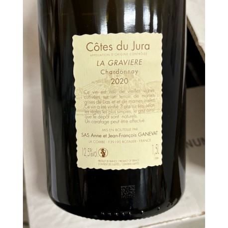 Anne & Jean-François Ganevat Côtes du Jura Chardonnay La Gravière 2020