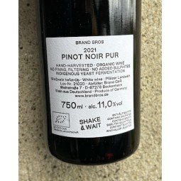 Brand Bros Pfälzer Landwein Pinot Noir Pur 2021