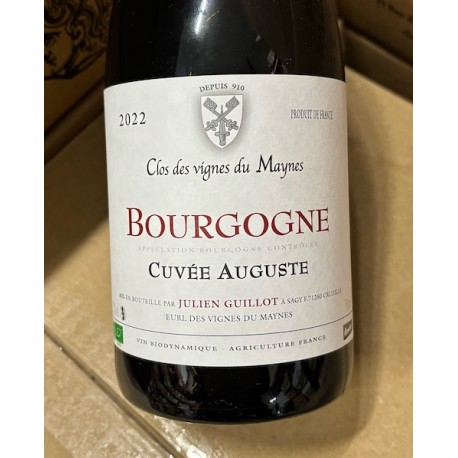 Le Vignes du Maynes Bourgogne rouge Auguste 2022